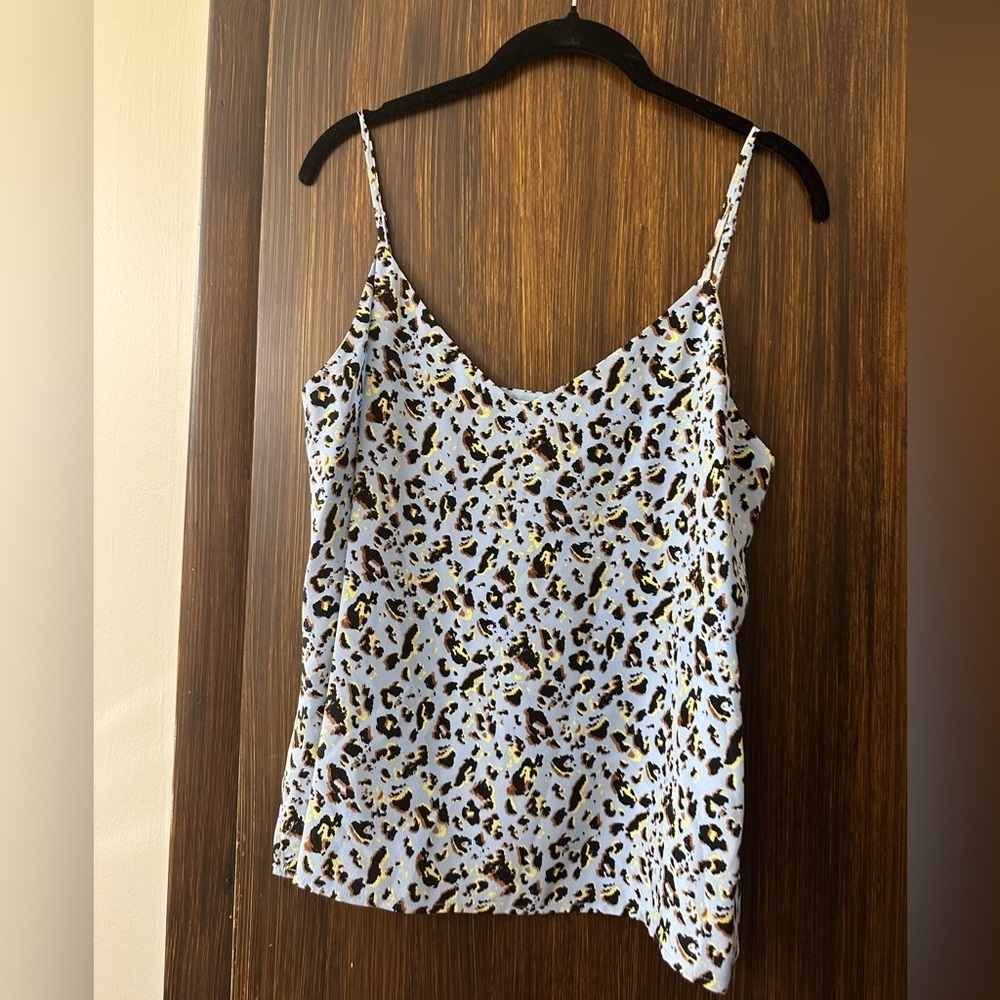 L’AGENCE Jane Cami Blue Animal Print (T1)